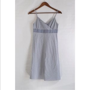 J. Crew Navy Stripe Summer Dress